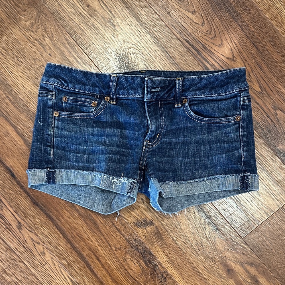 American eagle Dark Blue Jean Shorts